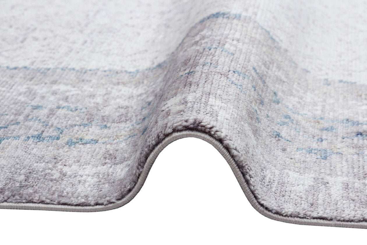 MS 04 GREY MARINE - MYSTIC - Özel Hav Vermeyen ve Kolay Temizlenebilir El Emeği ile Özel Tezgahlarda Üretilen Modern Uşak Halısı